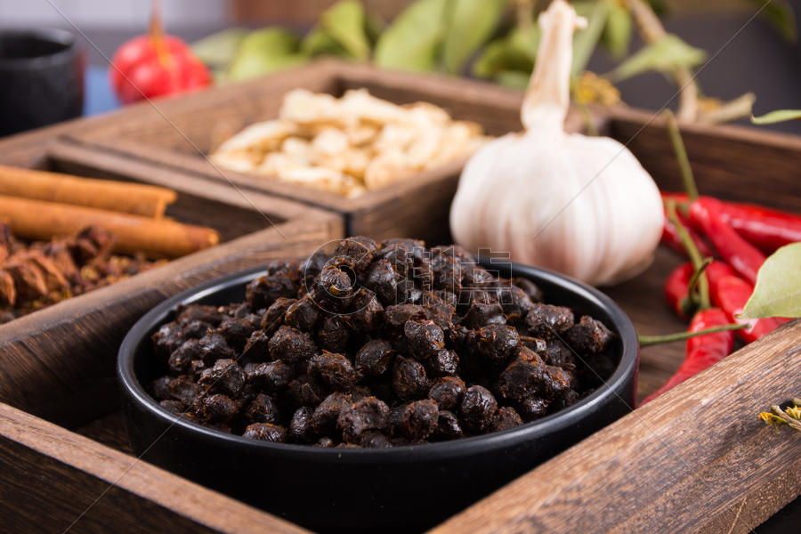 传统美味的豆豉图片素材免费下载