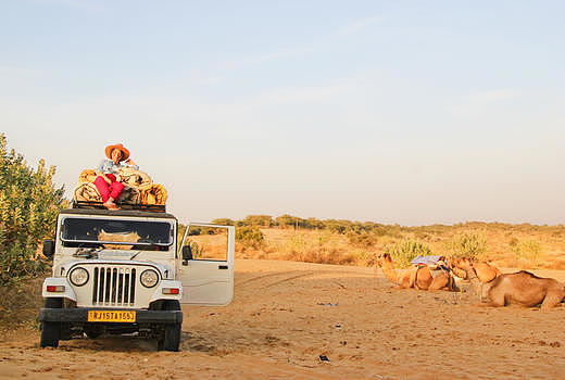 印度金城杰伊瑟尔梅尔沙漠图片素材免费下载