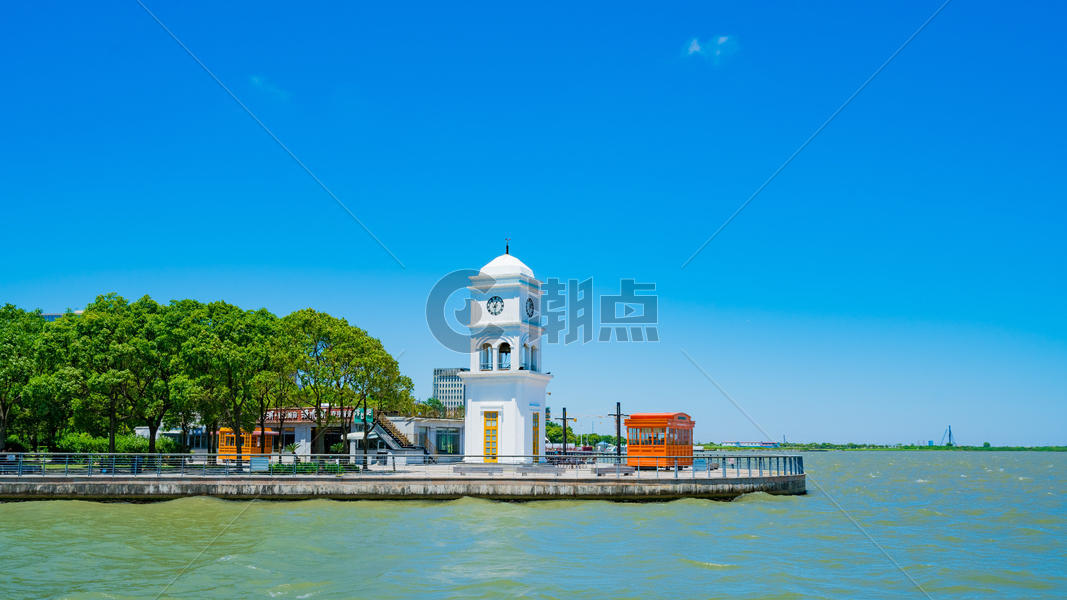 上海滴水湖自然风光图片素材免费下载