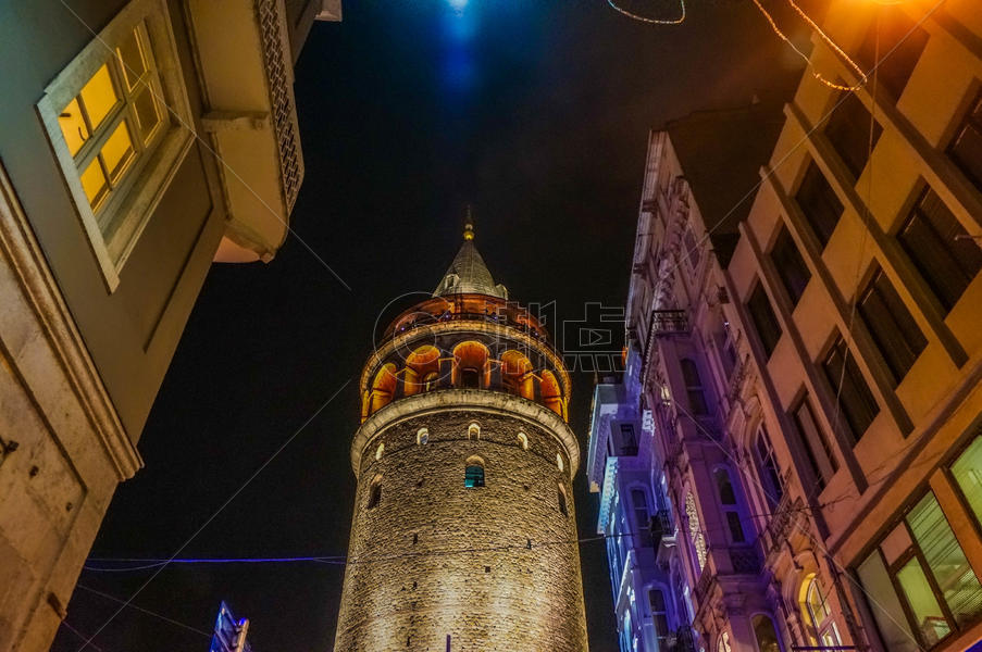 土耳其伊斯坦布尔加拉太塔图片素材免费下载