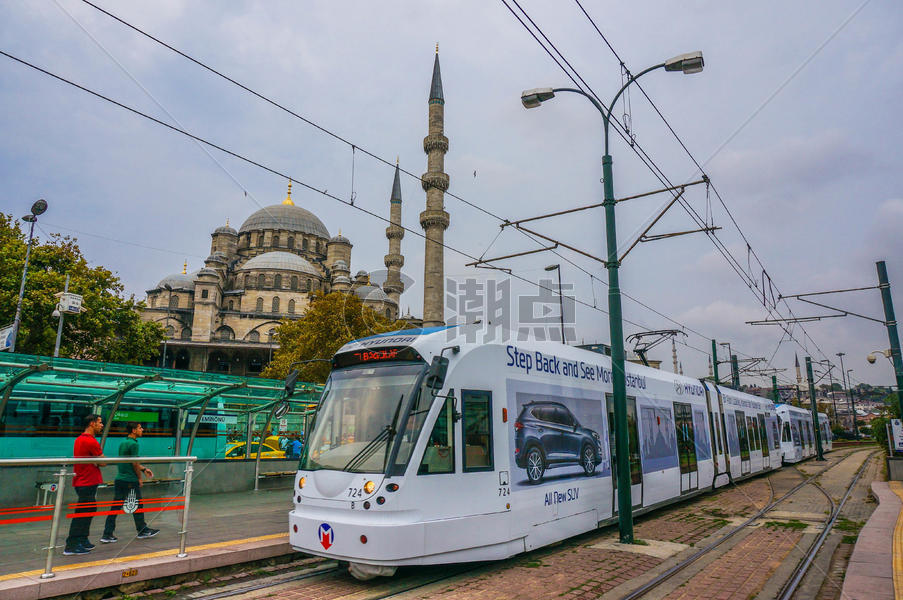 土耳其伊斯坦布尔电车图片素材免费下载