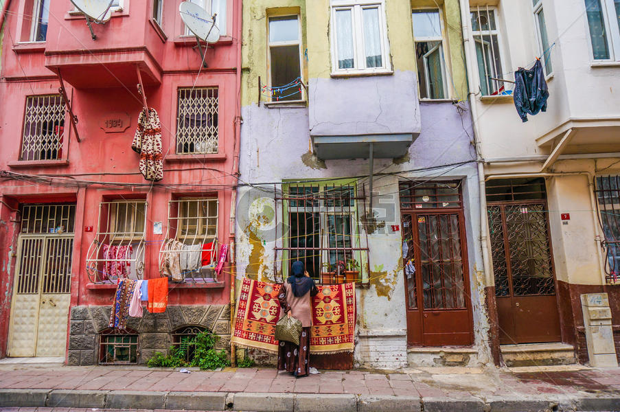 土耳其伊斯坦布尔街区图片素材免费下载