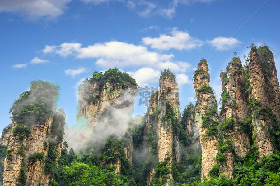 张家界风景地貌图片素材免费下载