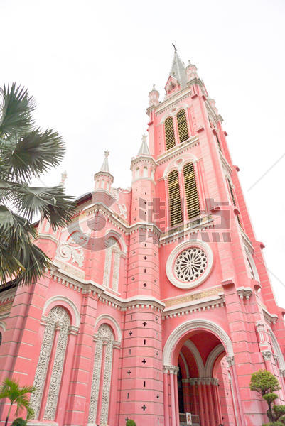 越南胡志明市耶稣圣心教堂图片素材免费下载
