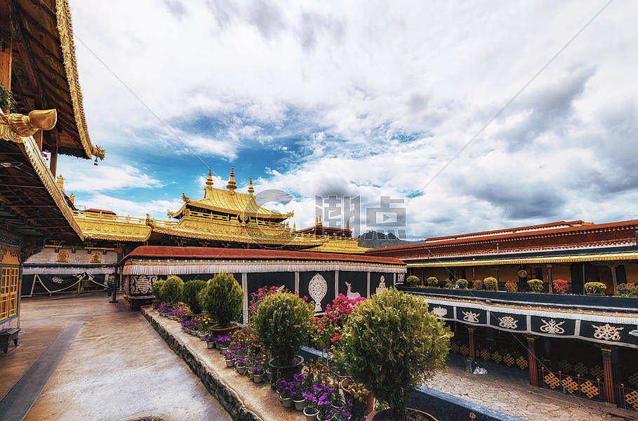 西藏拉萨大昭寺图片素材免费下载