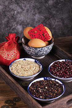 春节年夜饭食材图片素材免费下载