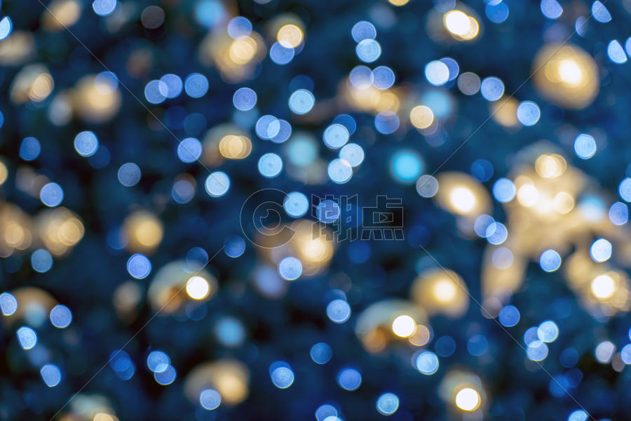 梦幻蓝色的圣诞节图片素材免费下载