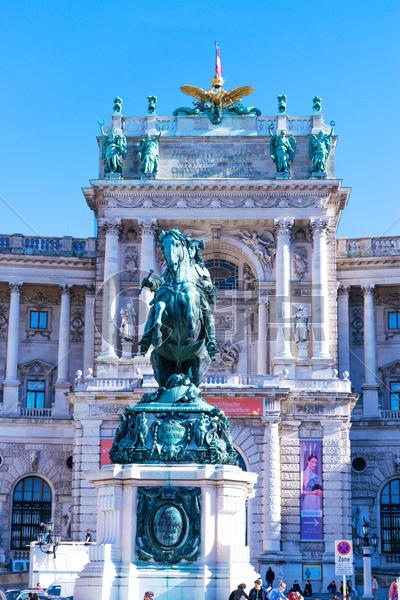 维也纳皇宫雕塑霍夫堡宫图片素材免费下载