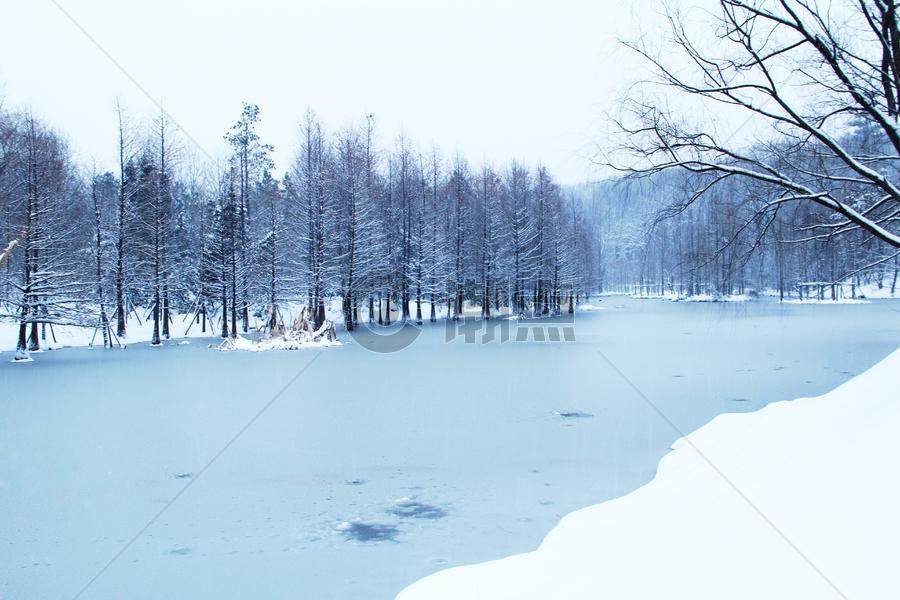 南京中山陵冬季雪景图片素材免费下载