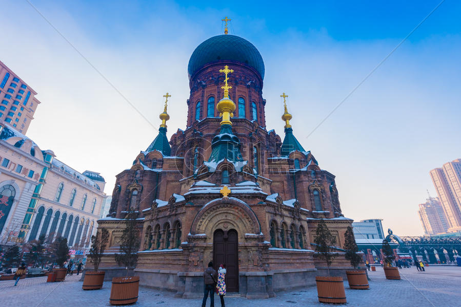 哈尔滨圣索菲亚教堂图片素材免费下载