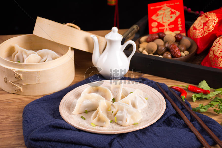 传统美食蒸饺图片素材免费下载