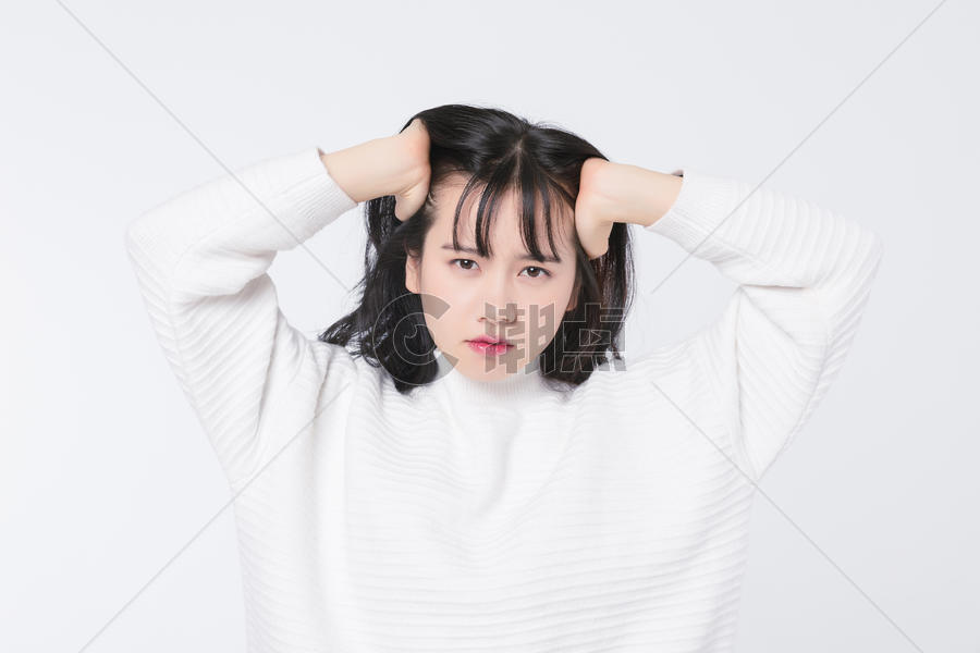情绪痛苦的青春期女孩摄影图5830*3887图片素材免费下载-编号914821-潮点视频
