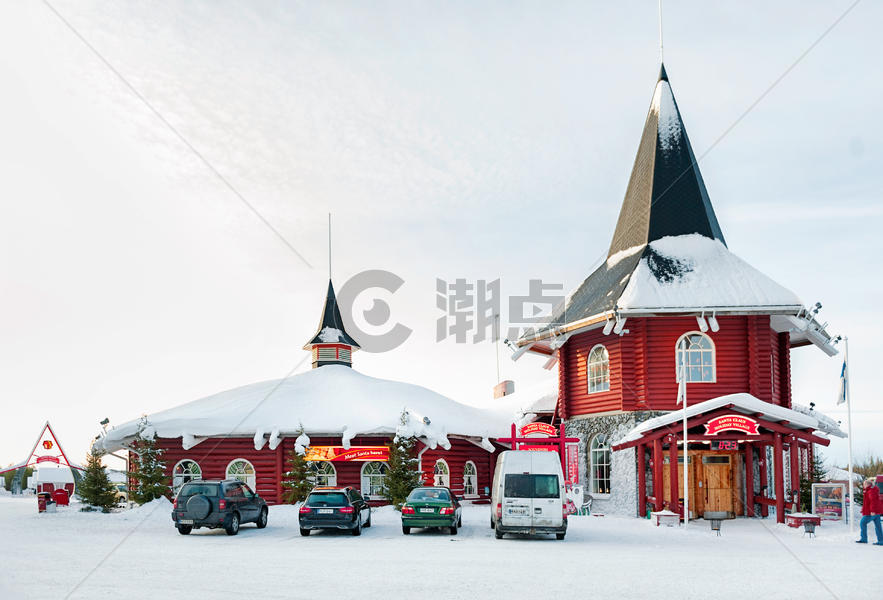 北欧芬兰洛瓦涅米圣诞老人村图片素材免费下载