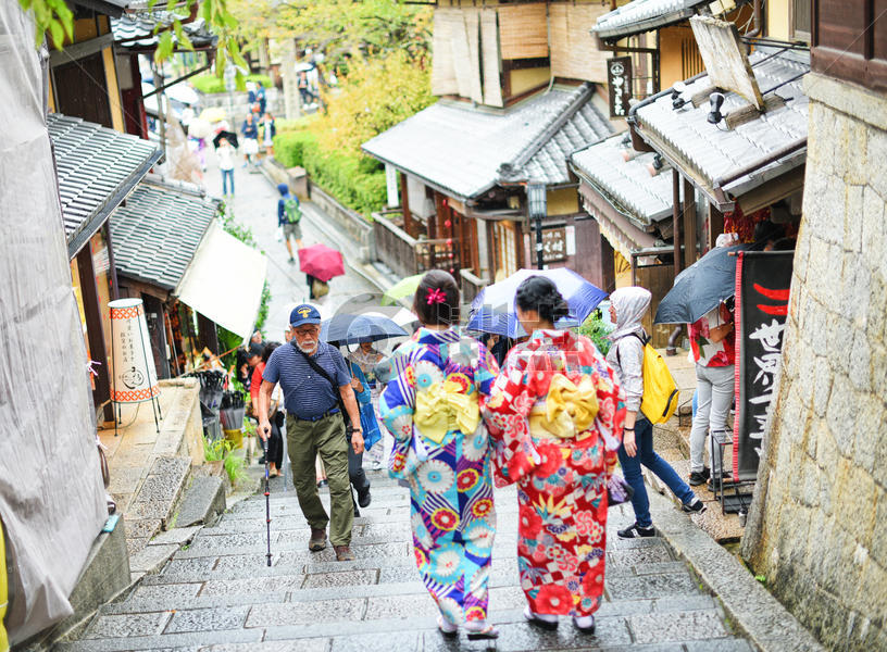 日本京都街道图片素材免费下载