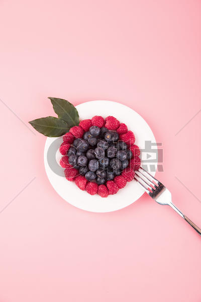 蓝莓树莓图片素材免费下载