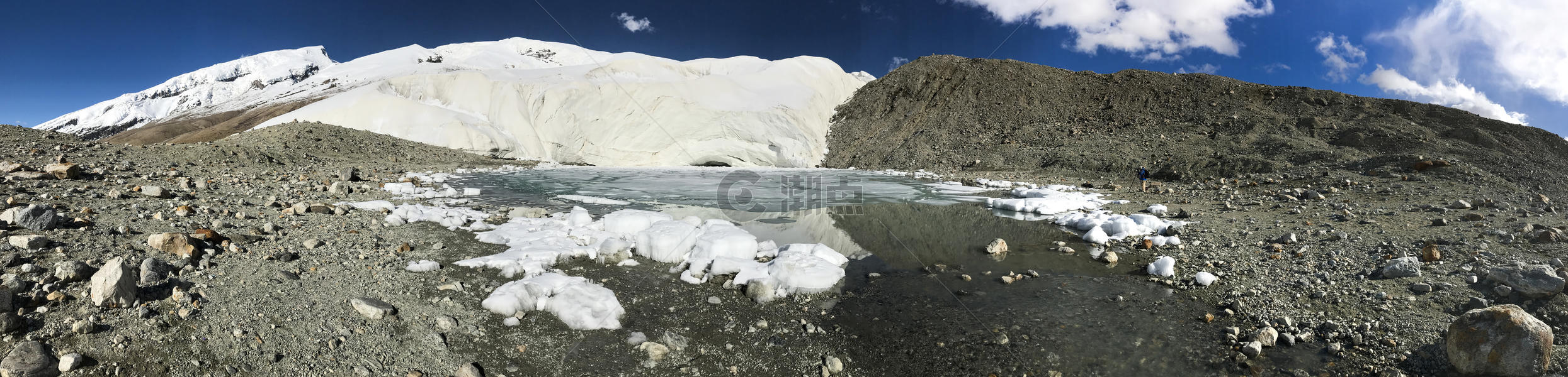 新疆慕士塔格峰全景图图片素材免费下载