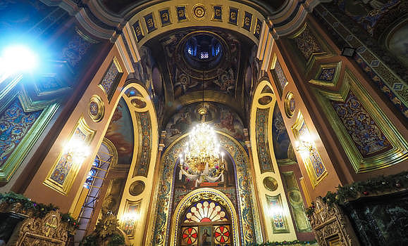 伊尔库茨克喀山大教堂内部图片素材免费下载