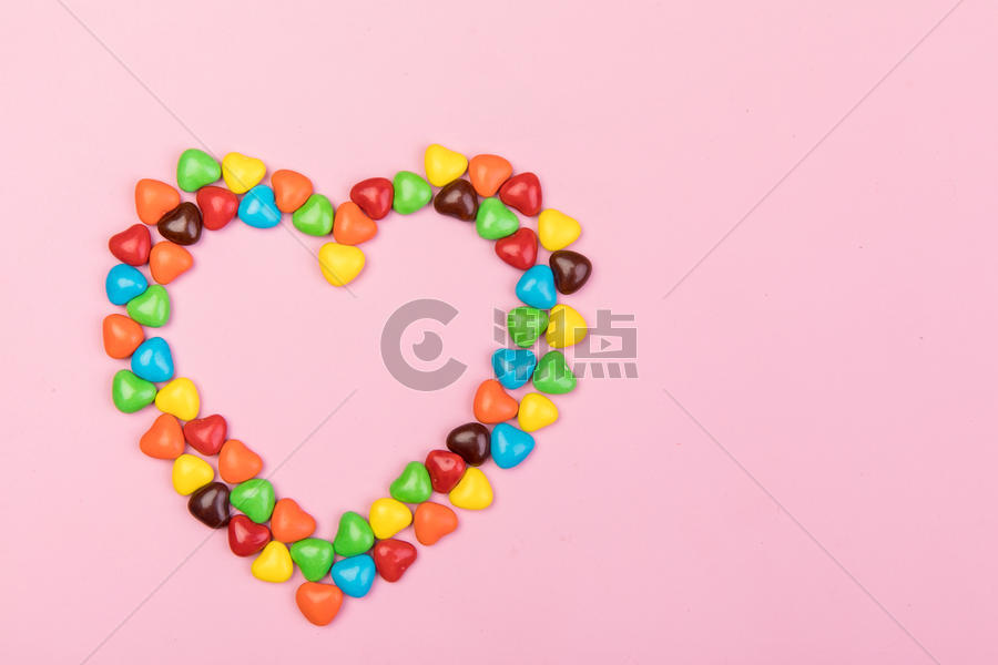 情人节心形糖果巧克力图片素材免费下载