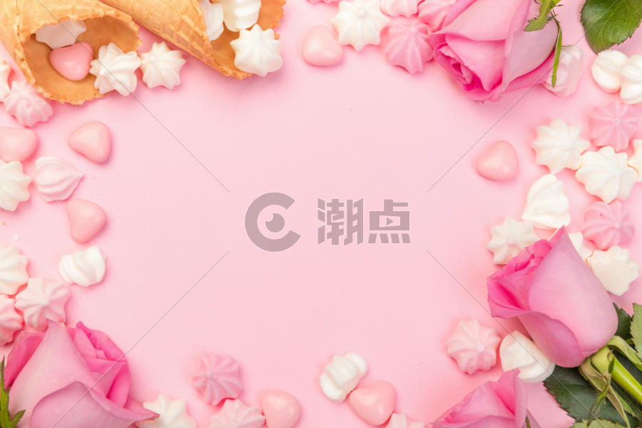 情人节粉色背景素材图片素材免费下载