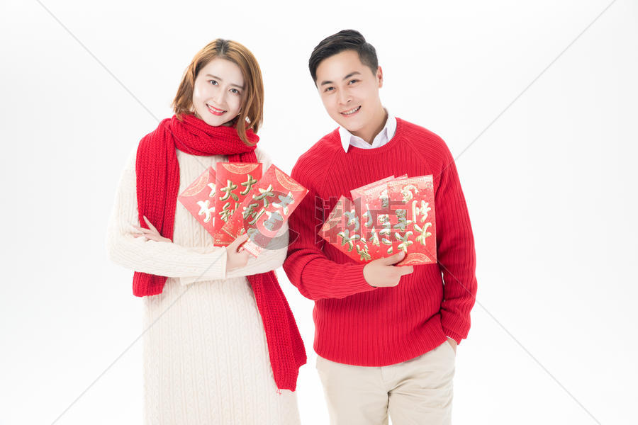 新年情侣发红包图片素材免费下载