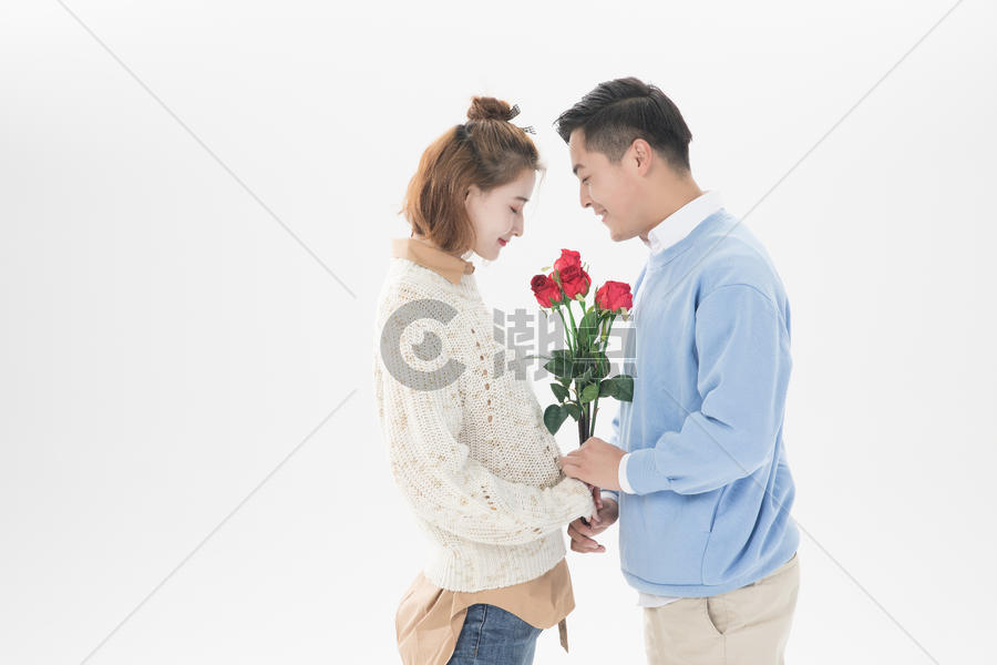 情侣情人节玫瑰花图片素材免费下载