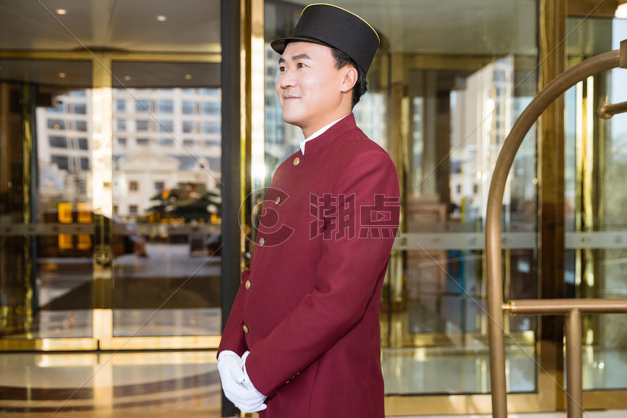 酒店接待门童摄影图6240*4160图片素材免费下载-编号917307-潮点视频