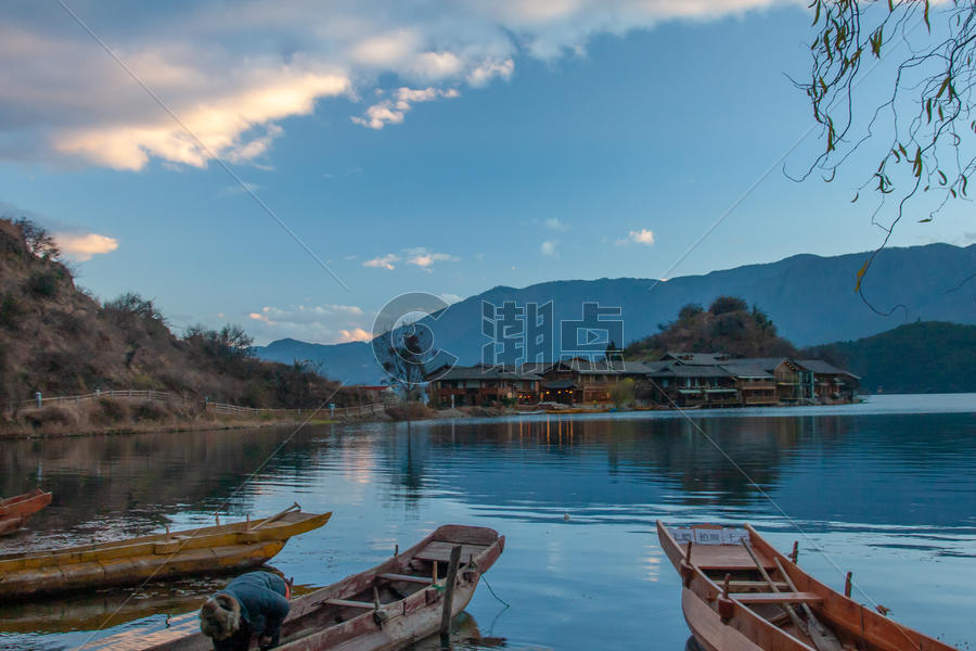 四川泸沽湖风景区图片素材免费下载