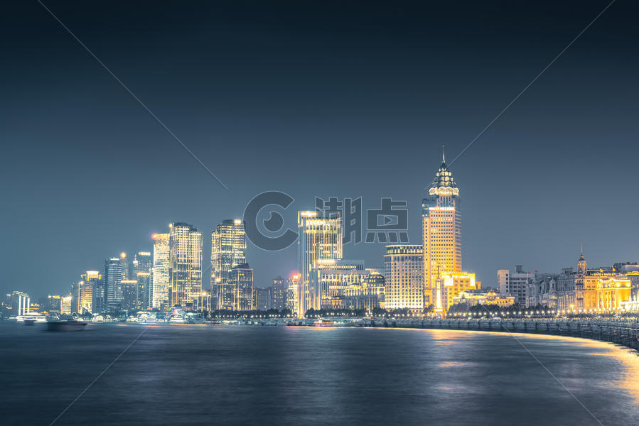 上海外滩夜色图片素材免费下载