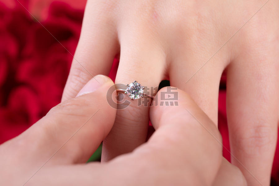 结婚戴戒指图片素材免费下载