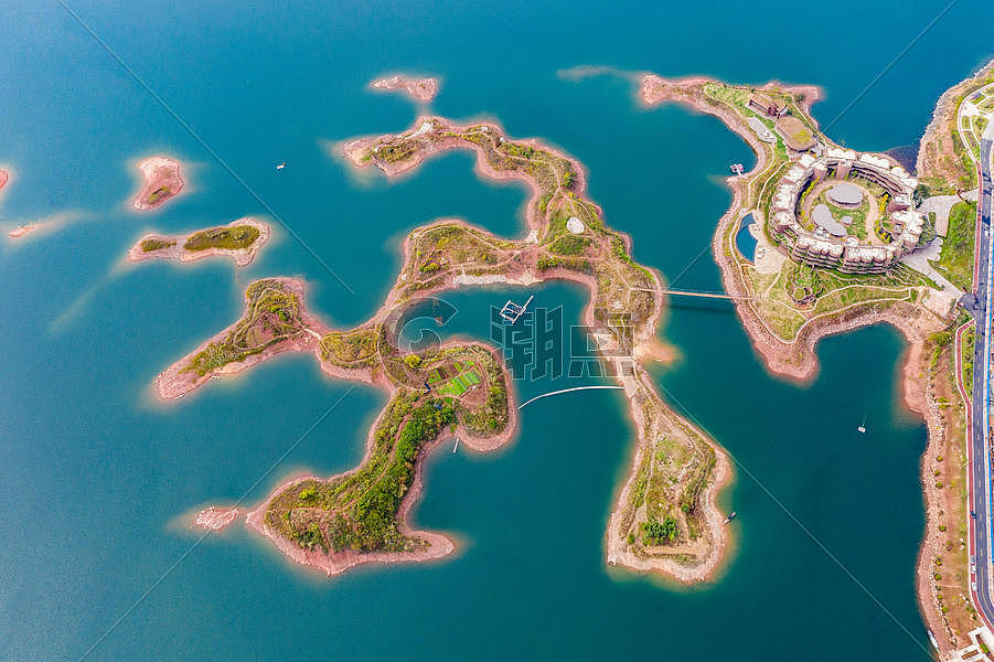 千岛湖的风景图片素材免费下载