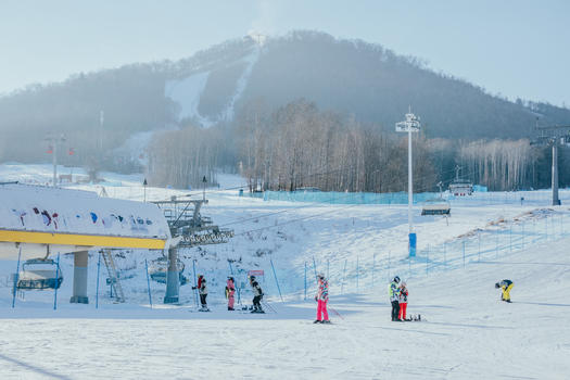 长白山滑雪场图片素材免费下载
