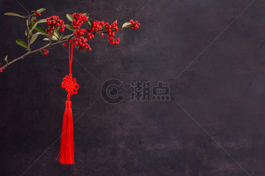 喜庆的红色中国结图片素材免费下载