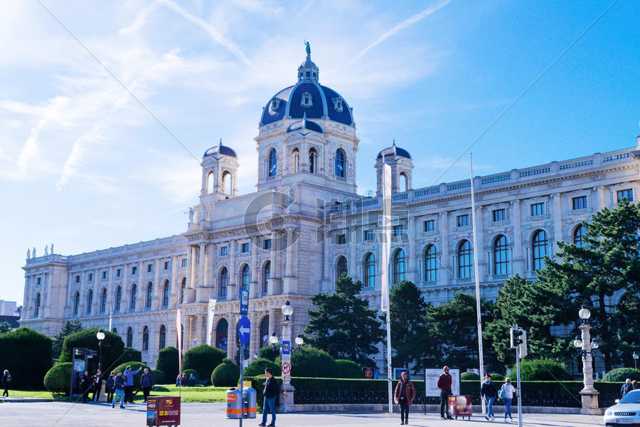 维也纳皇宫建筑外景图片素材免费下载