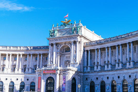 维也纳皇宫雕塑霍夫堡宫外景图片素材免费下载