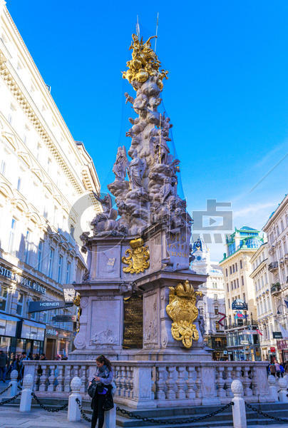 维也纳街头特色建筑图片素材免费下载