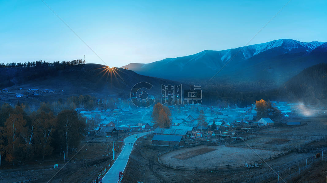 新疆白哈巴景色图片素材免费下载