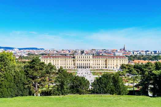维也纳美泉宫外景图片素材免费下载