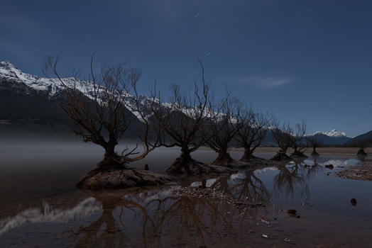 新西兰格林诺奇夜景图片素材免费下载