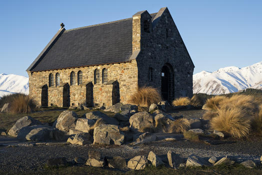 新西兰南岛好牧人教堂图片素材免费下载