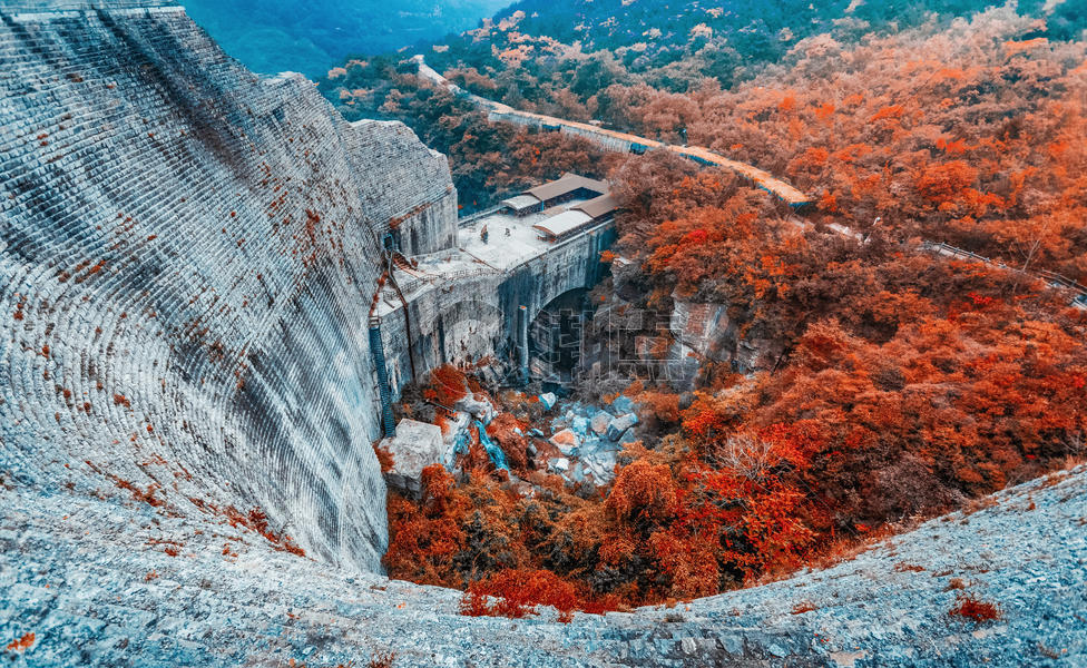 云台山秋季风景图片素材免费下载