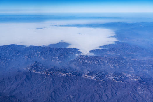 航拍北京-西安的陕西风光图片素材免费下载