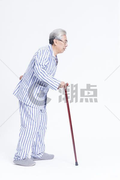 老年病人拐杖图片素材免费下载