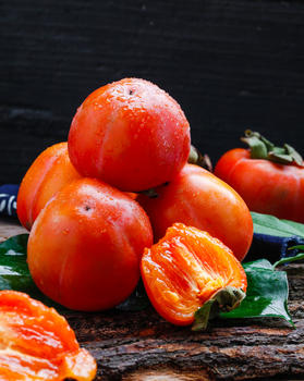 香甜柿子图片素材免费下载
