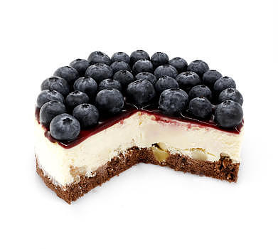 蓝莓芝士蛋糕图片素材免费下载