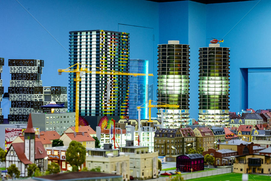 城市景观模型图片素材免费下载