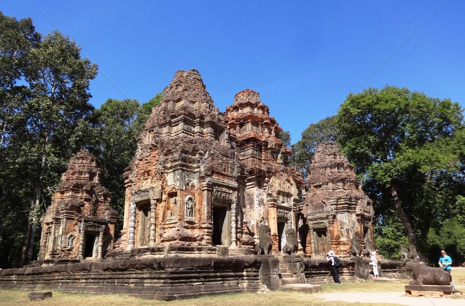 柬埔寨吴哥窟祭神庙图片素材免费下载
