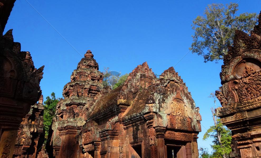 柬埔寨吴哥窟女王宫图片素材免费下载
