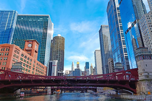 芝加哥城市建筑图片素材免费下载