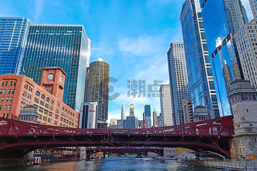 芝加哥城市建筑图片素材免费下载