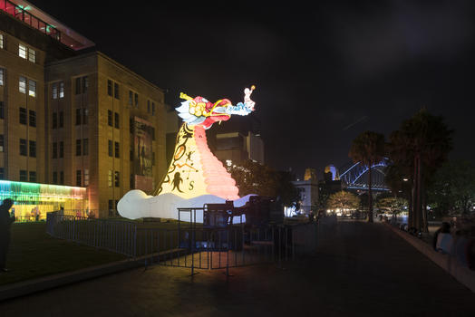 澳洲悉尼春节灯光秀图片素材免费下载